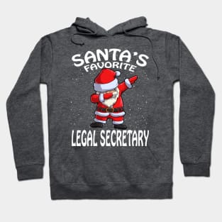 Santas Favorite Legal Secretary Christmas Hoodie